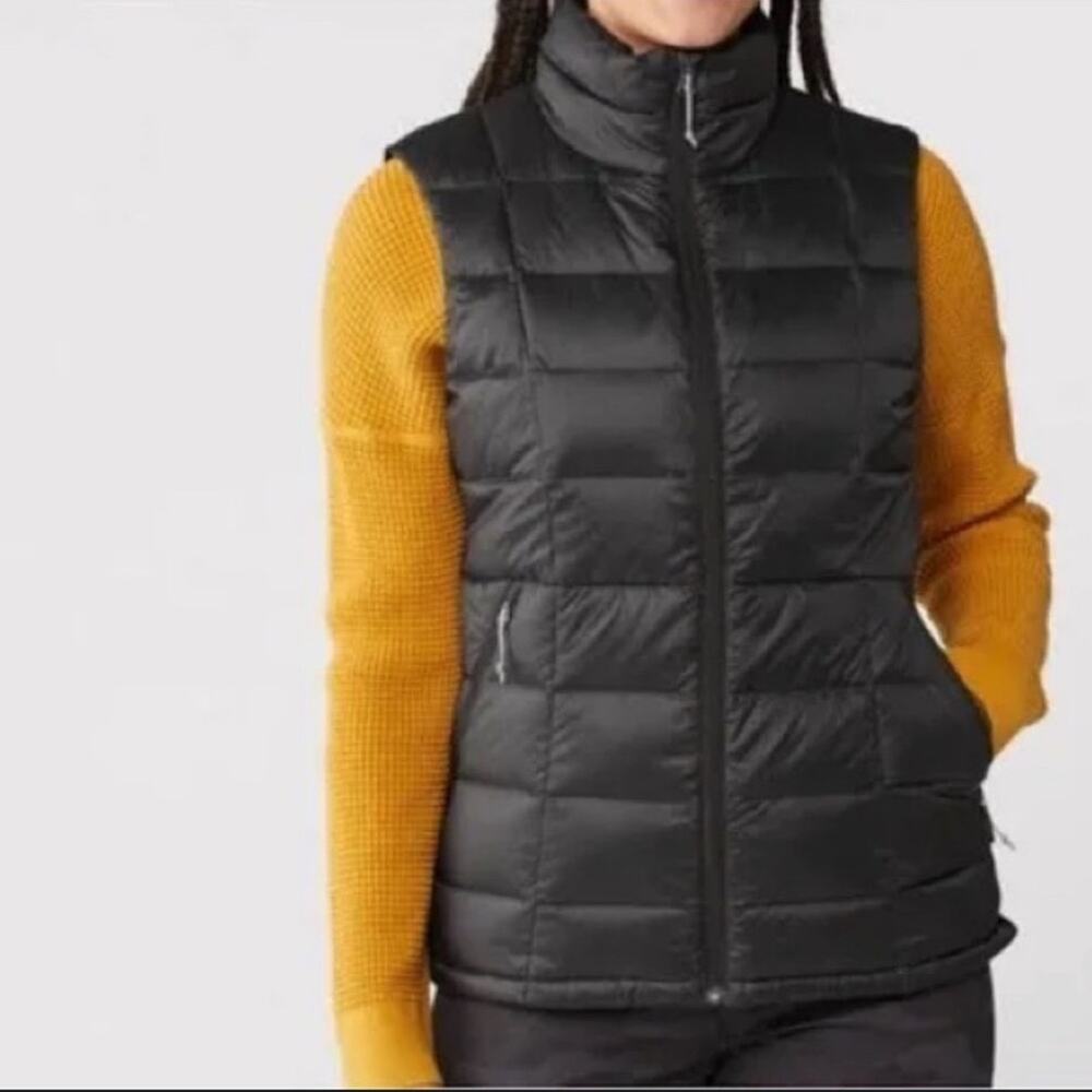 REI Co-Op Down Black Puffer Vest Size S